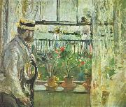 Berthe Morisot Eugene Manet on the Isle of Wight china oil painting artist